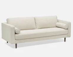 KINSEY velvet 3-seater sofa