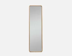 KISUMU mirror with paulownia wood frame 63 cm x 94 cm