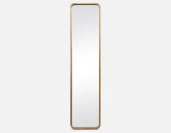 KISUMU mirror with paulownia wood frame 63 cm x 94 cm