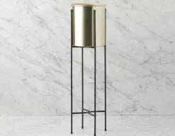 LAURI metal planter with stand 68 cm