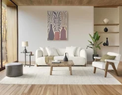 LAUSANNE mid century modern sofa