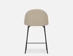 LAVAL mid-century modern counter stool with backrest 61 cm