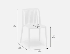 LENNY indoor/outdoor dining chair