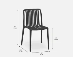 LENNY indoor/outdoor dining chair
