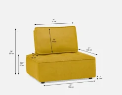 LEON modular sectional sofa customize to fit your space