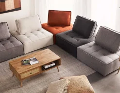 LEON 1-pc modular interchangeable sofa