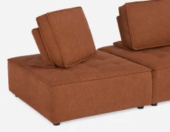 LEON 2-pc modular interchangeable sofa