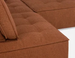 LEON 3-pc modular interchangeable sofa