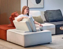 LEON 3-pc modular interchangeable sofa