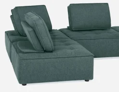 LEON 3-pc modular interchangeable sofa