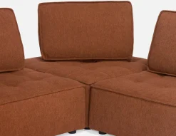 LEON 5-pc modular interchangeable sofa