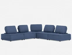 LEON 5-pc modular interchangeable sofa