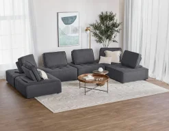 LEON 6-pc modular interchangeable sofa
