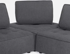 LEON 6-pc modular interchangeable sofa