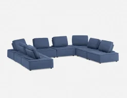 LEON 8-pc modular interchangeable sofa