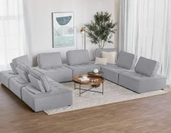 LEON 8-pc modular interchangeable sofa