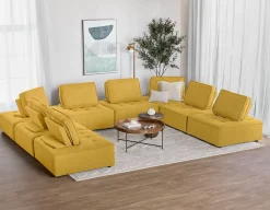 LEON 8-pc modular interchangeable sofa