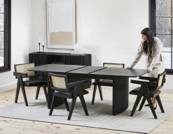 LESTER extendable dining table 180 cm to 220 cm