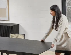 LESTER extendable dining table 180 cm to 220 cm