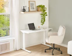 LEVER 2-stage single motor electric desk 120 cm (top included)