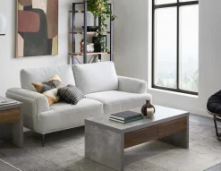 LIAM industrial chic coffee table 116 cm