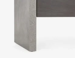LIAM industrial chic coffee table 116 cm