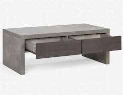 LIAM industrial chic coffee table 116 cm