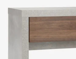 LIAM industrial chic console table 116 cm