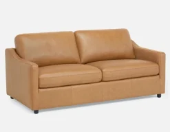 LIMA modern 100% leather 3-seater sofa