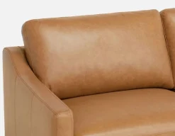 LIMA modern 100% leather 3-seater sofa