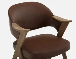 LORENA ash wood dining armchair