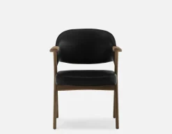 LORENA ash wood dining armchair