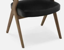 LORENA ash wood dining armchair