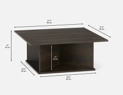 LUCAS square coffee table