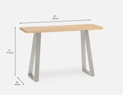 MADERA console table 120 cm