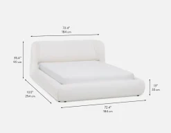 MAGRETA queen size bed