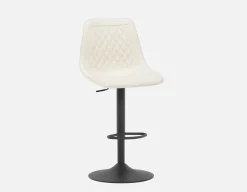 MALI mid-century modern bar stool with backrest 76 cm