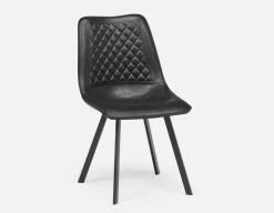 MALI mid-century modern bar stool with backrest 76 cm