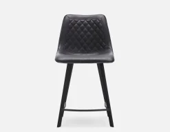 MALI mid-century modern counter stool with backrest 61 cm