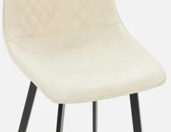 MALI mid-century modern counter stool with backrest 61 cm