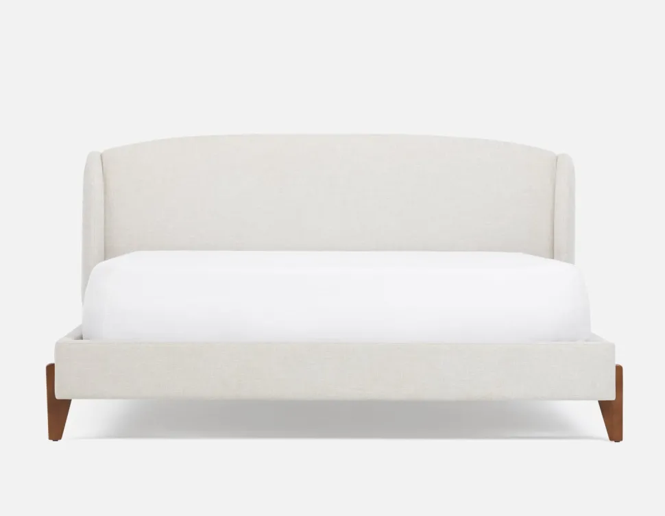 MARCIA mid-century modern upholstered king size bed