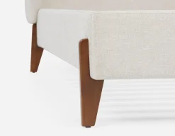 MARCIA mid-century modern upholstered queen size bed