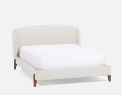 MARCIA mid-century modern upholstered queen size bed