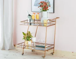 MARINGA mirrored cart
