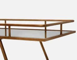 MARINGA mirrored cart
