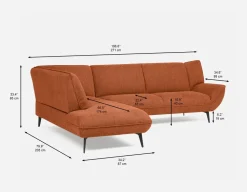 MARJORIE modern contemporary sectional-sofa