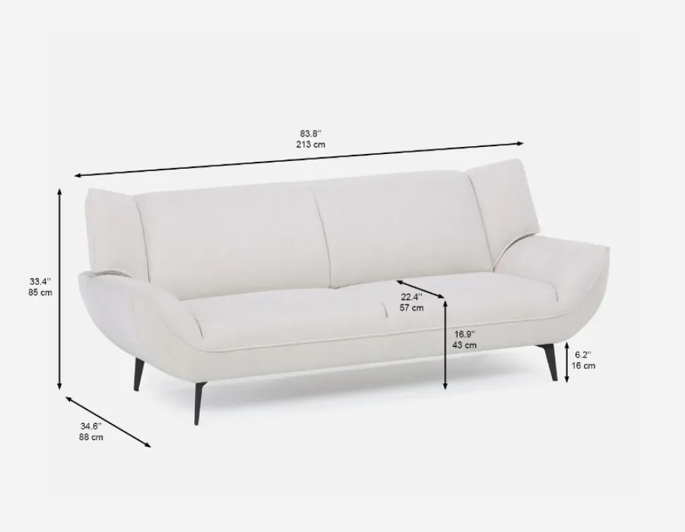 MARJORIE modern contemporary sofa