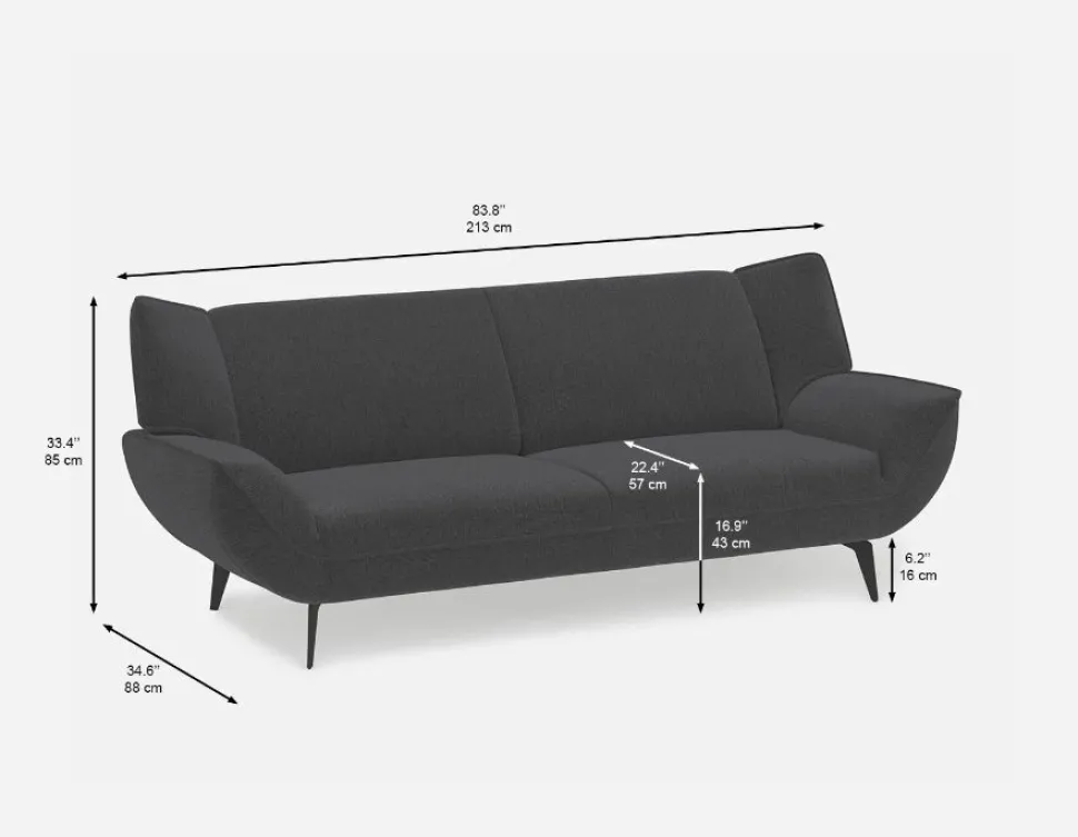MARJORIE modern contemporary sofa