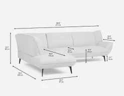 MARJORIE modern contemporary sectional-sofa
