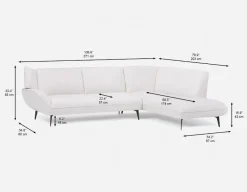 MARJORIE modern contemporary sectional-sofa